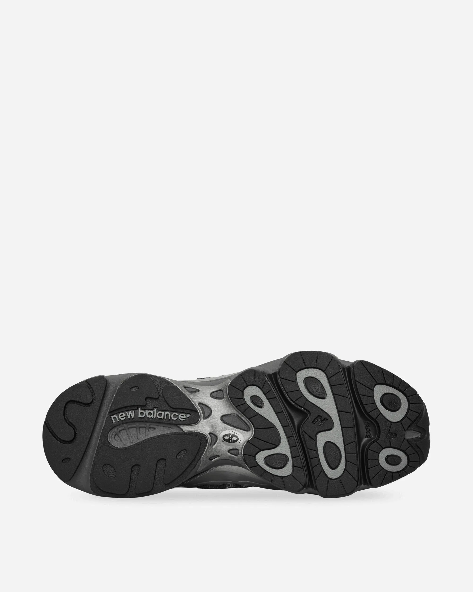 1000 Sneakers Silver Metallic / Black