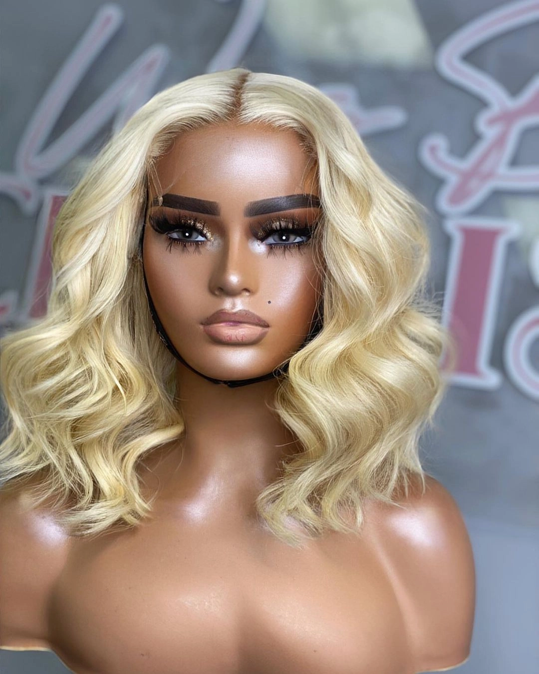 13x4|13x6 HD Lace 613 Blonde Human Hair Lace Wig | Body Wave Bob
