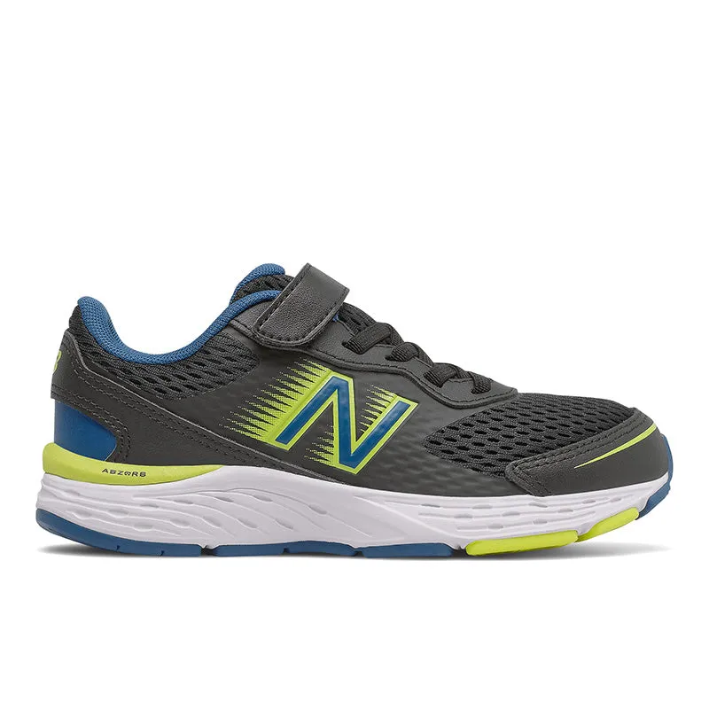 680v6 Bungee - Black with Oxygen Blue and Sulphur Yellow - Kids