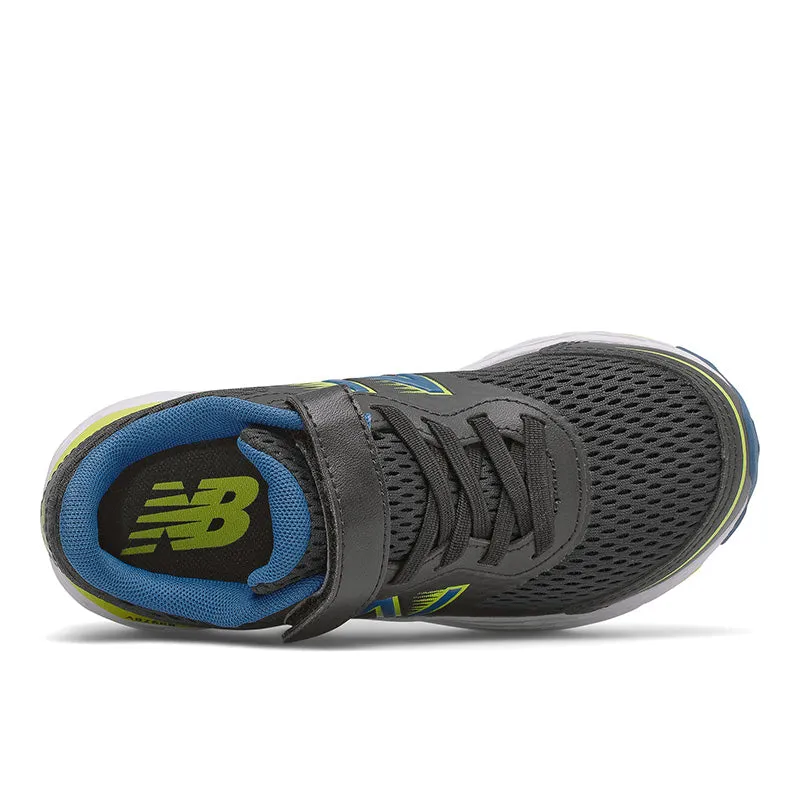 680v6 Bungee - Black with Oxygen Blue and Sulphur Yellow - Kids