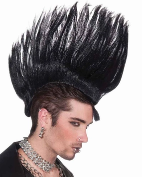 70s Black Mohawk Hairpiece