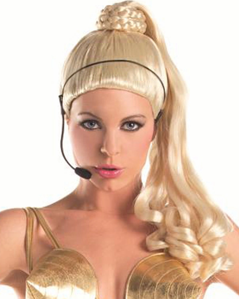 80s Diva Blonde Ponytail Wig