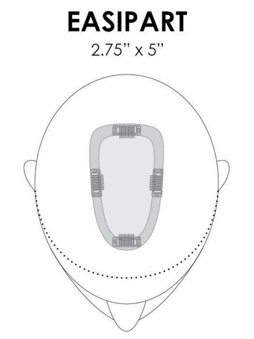 Accessories_Jon Renau_Wigs EASIPART HD 8&quot;