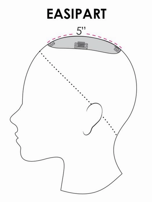 Accessories_Jon Renau_Wigs EASIPART HD 8&quot;