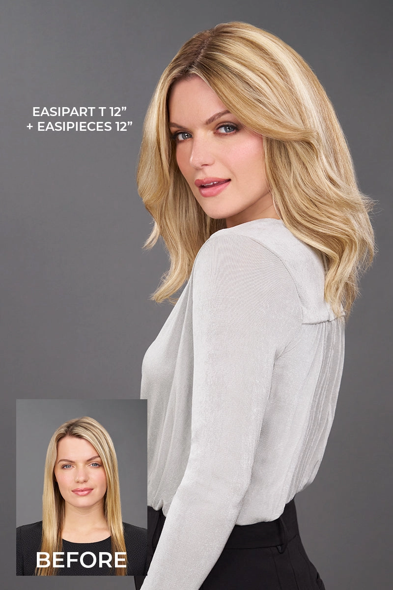 Accessories_Jon Renau_Wigs EasiPart T 12&quot; Human Hair by Jon Renau  Topper Collection