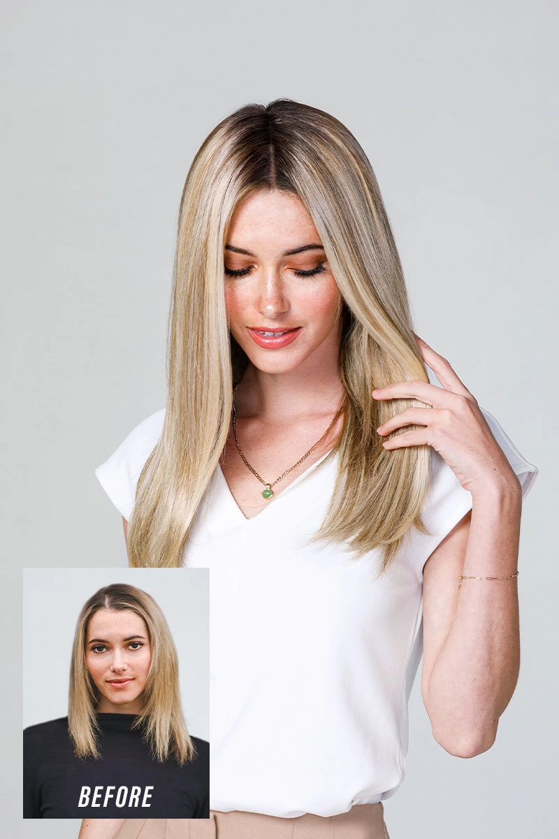 Accessories_Jon Renau_Wigs EasiPart T 18&quot; HD by Jon Renau  Topper Collection