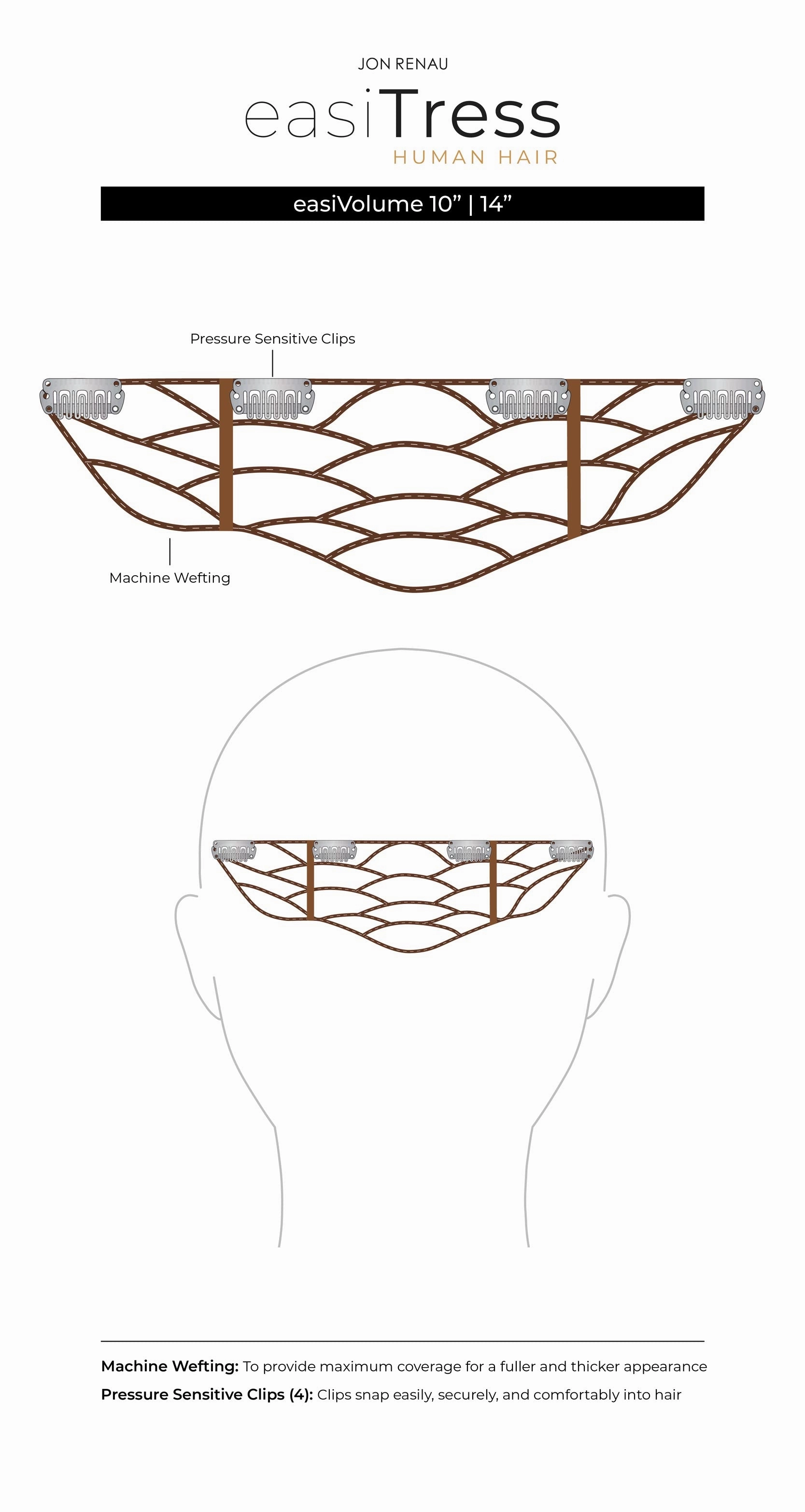 Accessories_Jon Renau_Wigs easiVolume 14&quot;