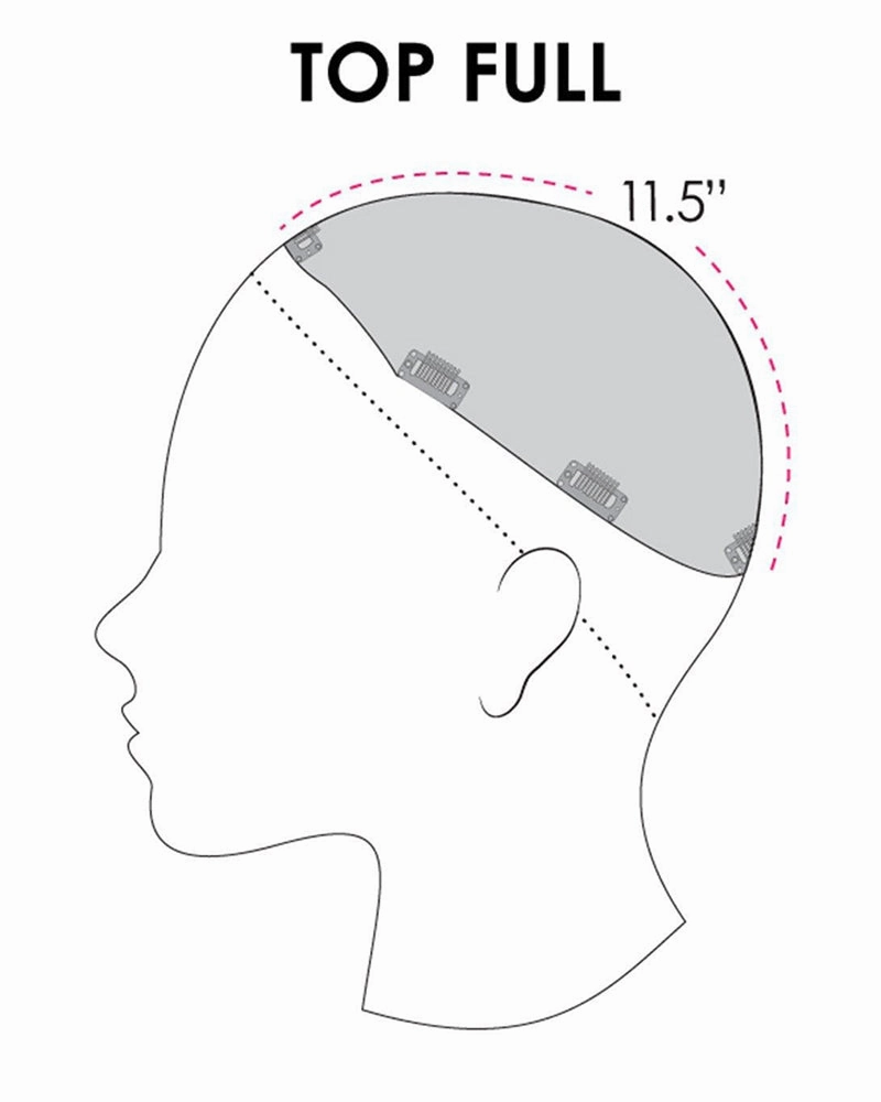 Accessories_Jon Renau_Wigs Top Full 18 inch HH | Monofilament Remy Human Hair Topper by Jon Renau