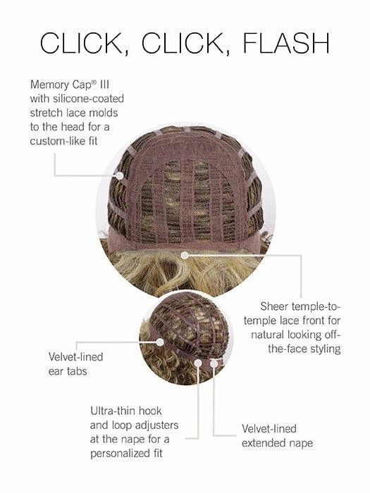 Accessories_Raquel Welch_Wigs Click, Click, Flash Wig by Raquel Welch | Synthetic Lace Front (Basic Cap)