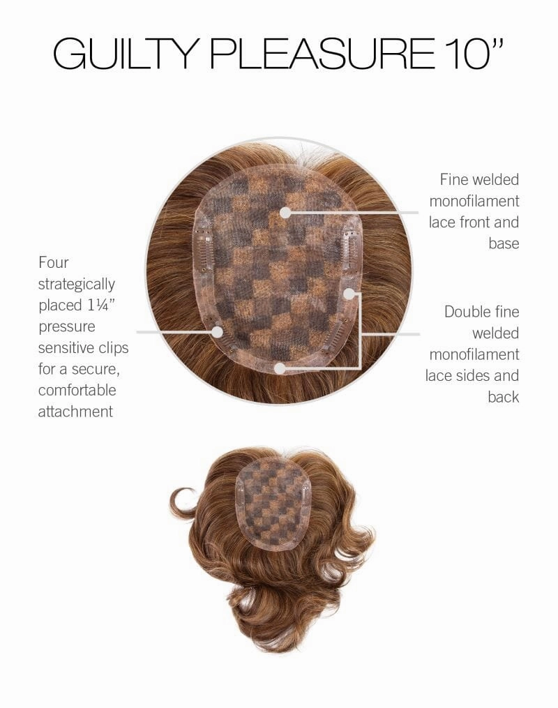 Accessories_Raquel Welch_Wigs Guilty Pleasure Remy Human Hair Topper by Raquel Welch