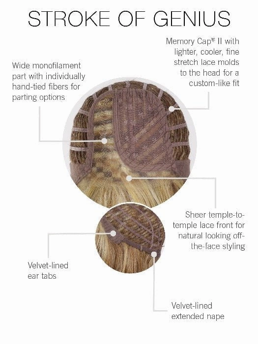 Accessories_Raquel Welch_Wigs Stroke of Genius | Synthetic Lace Front Wig (Mono Part)