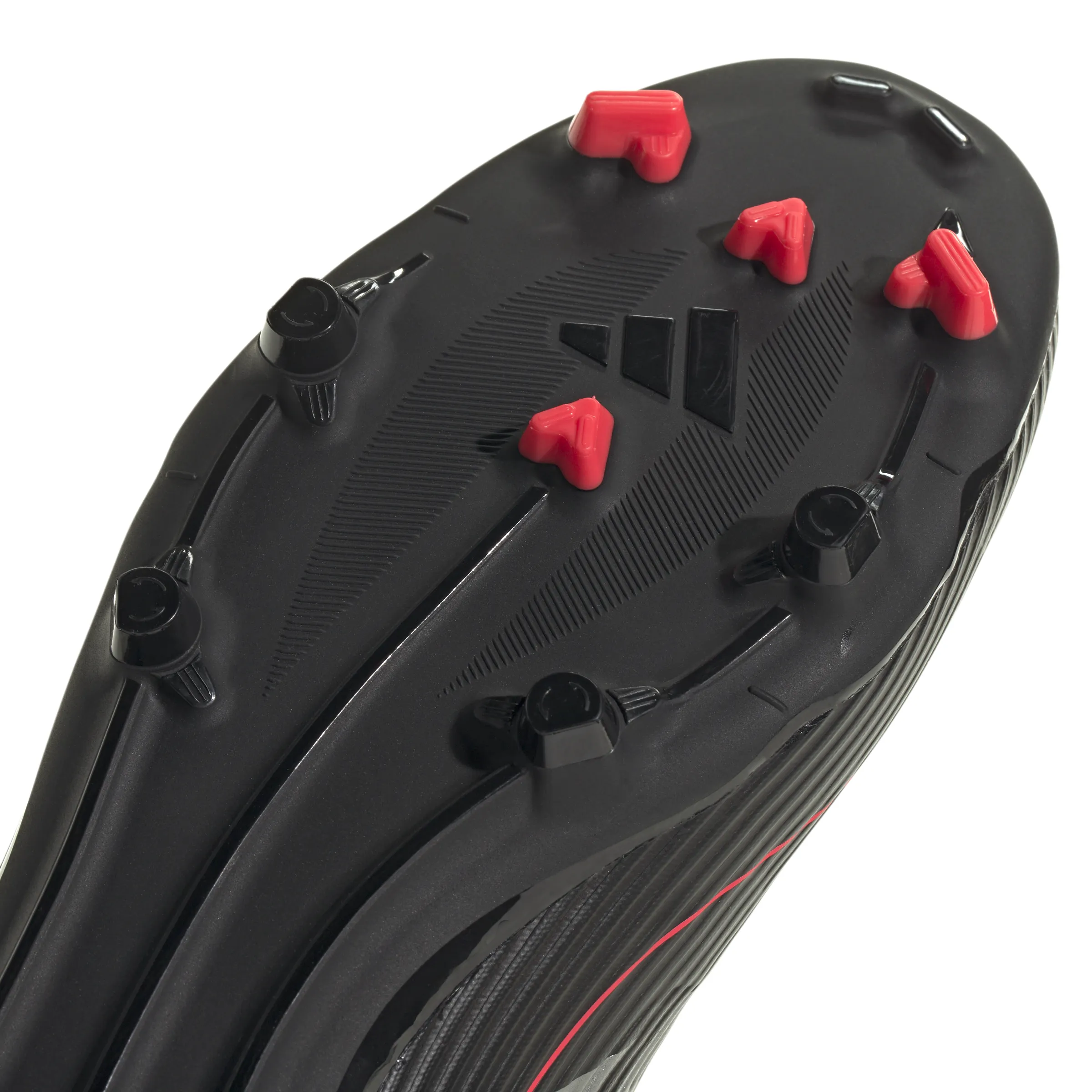 adidas F50 League FG/MG Firm Ground- core black/iron met/lucid red