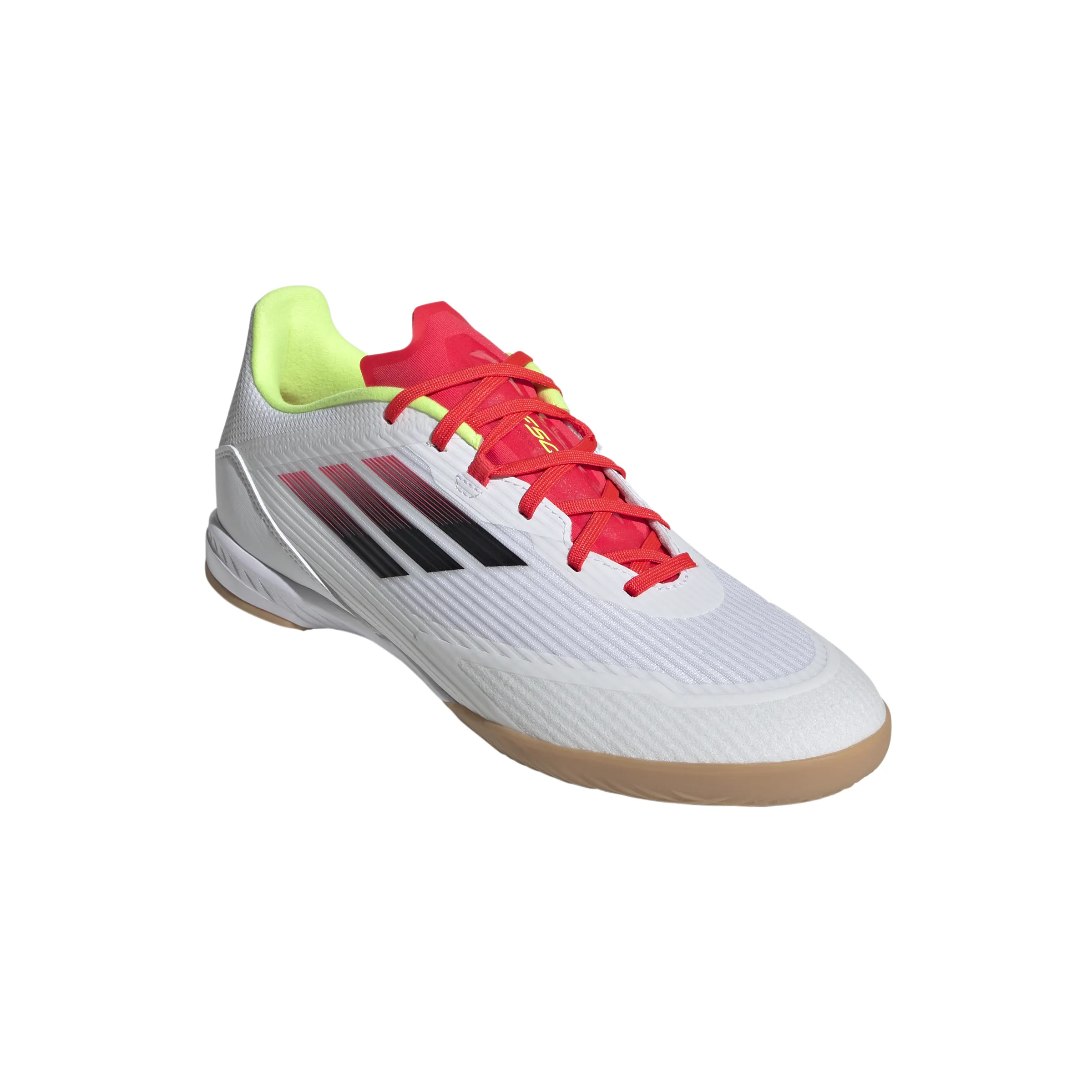 adidas F50 League IN Indoor Soccer Shoes - ftwr white/core black/solar yellow