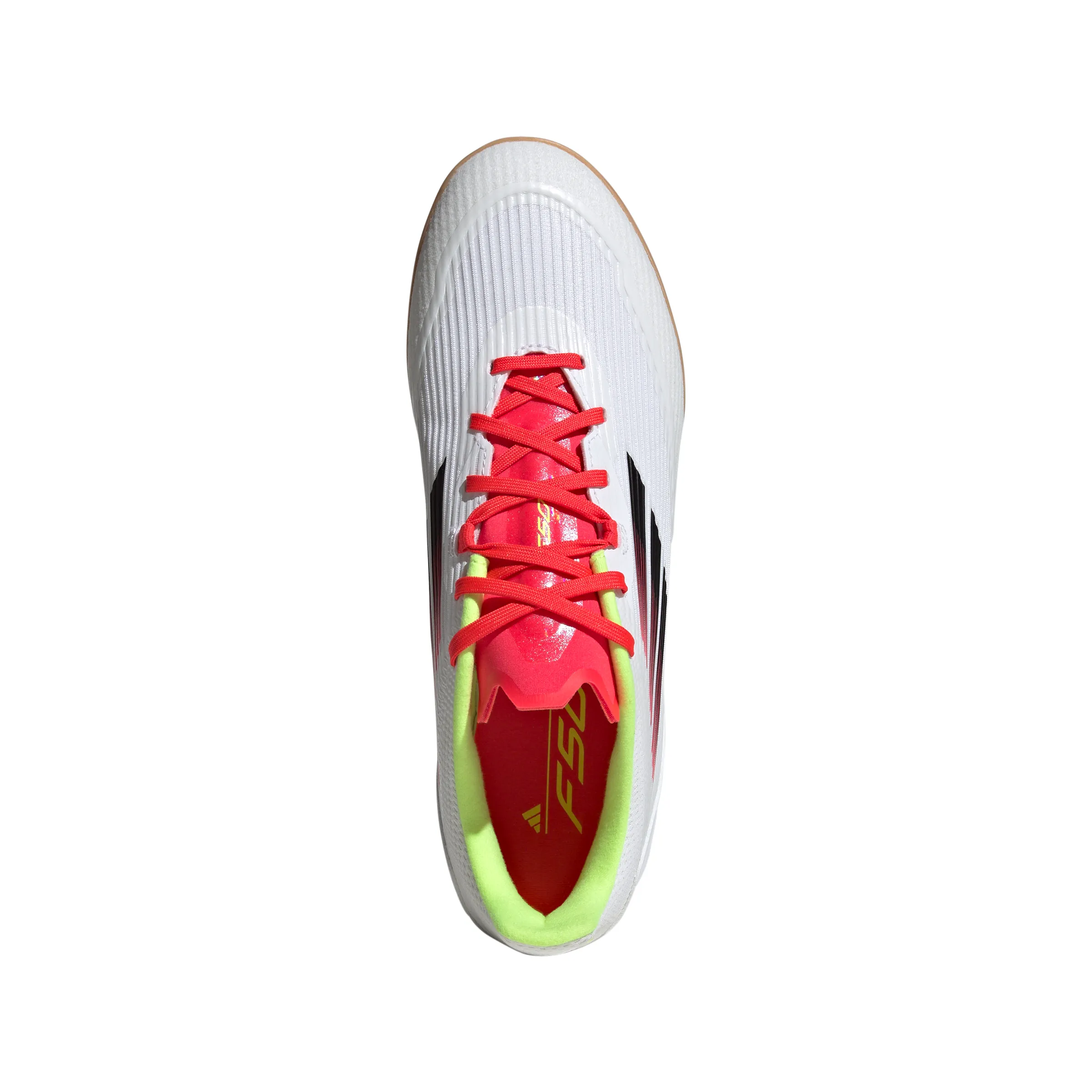 adidas F50 League IN Indoor Soccer Shoes - ftwr white/core black/solar yellow