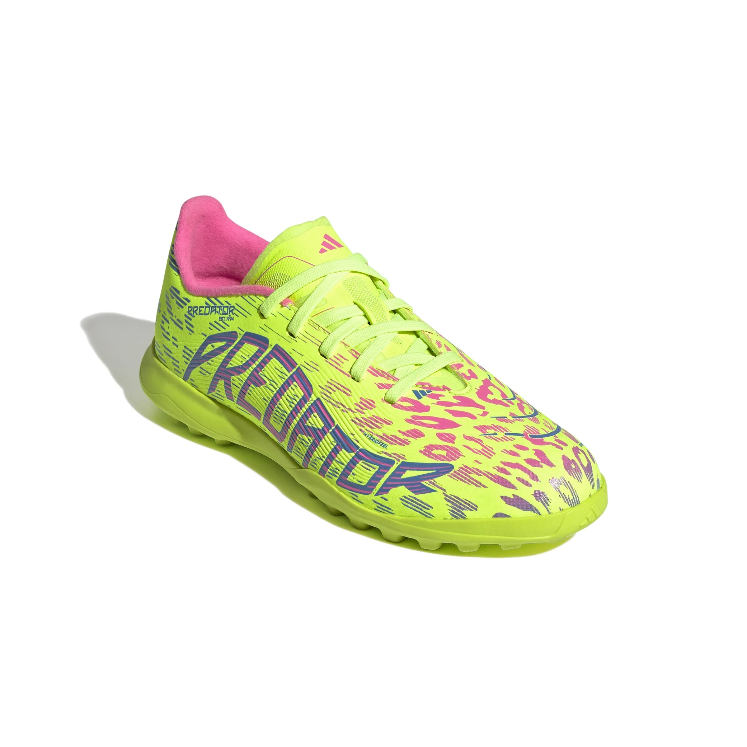 adidas Junior Predator League TF Turf - lucid lemon/blue fusion/lucid pink