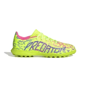 adidas Junior Predator League TF Turf - lucid lemon/blue fusion/lucid pink