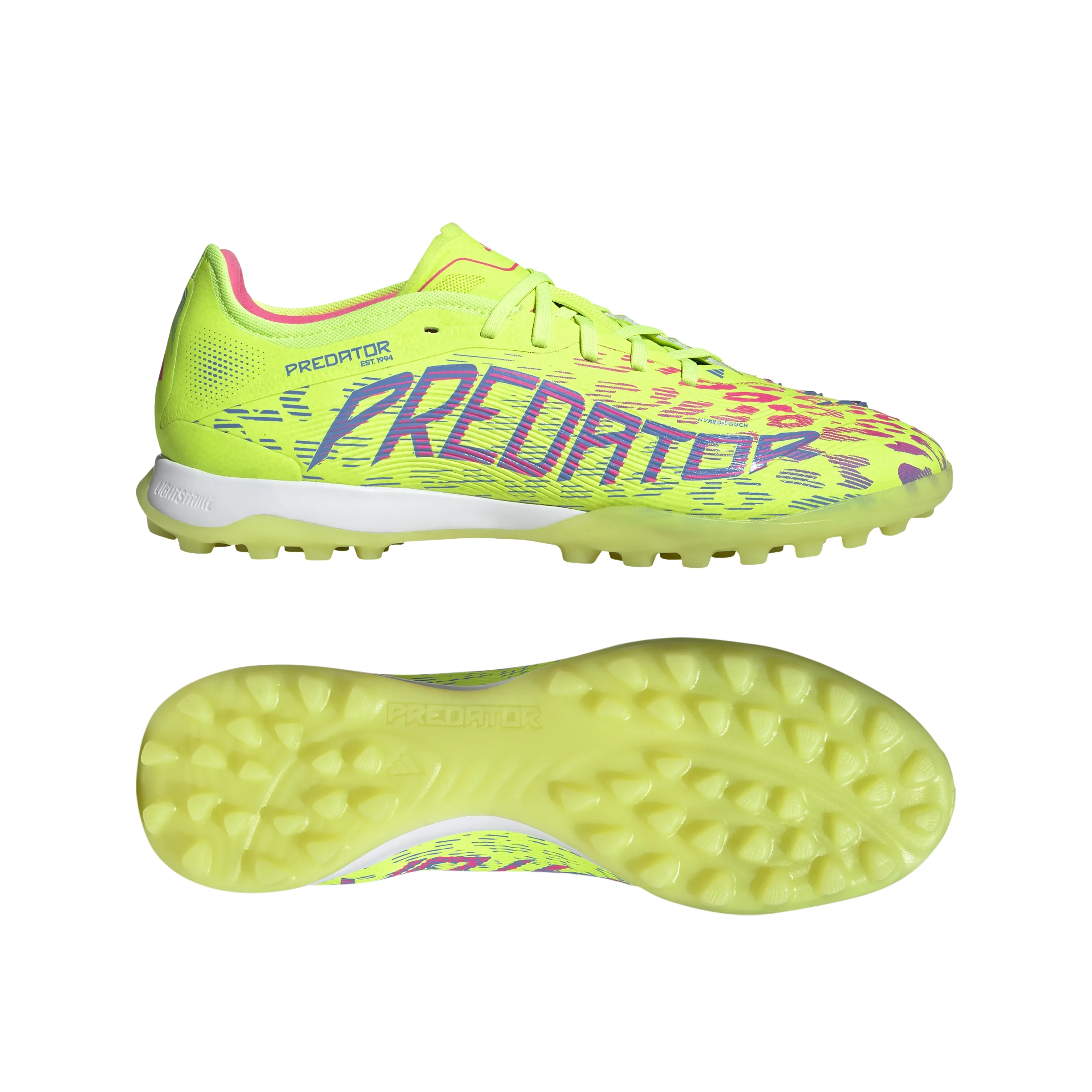 adidas Predator Pro TF Soccer Shoes - Luclem/ Blufus/ LucPink