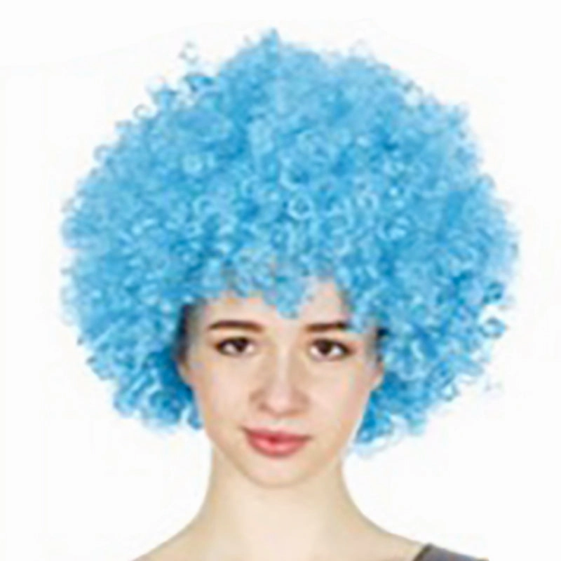 Afro Wig - Light Blue
