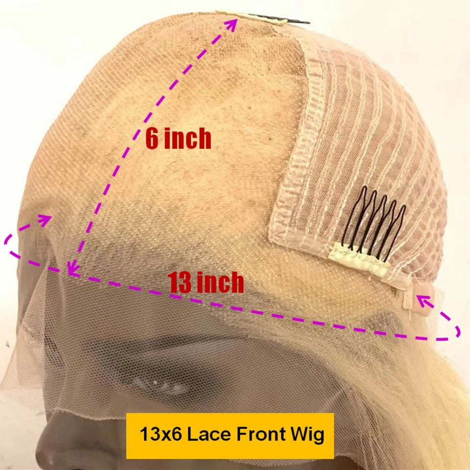 Aleena  | Highlight #4/#613 Brown Blonde Human Hair Body Wave Lace Front Wig