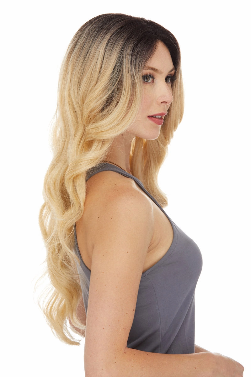 Alison <br>Human Hair Blend Lace Front Wig