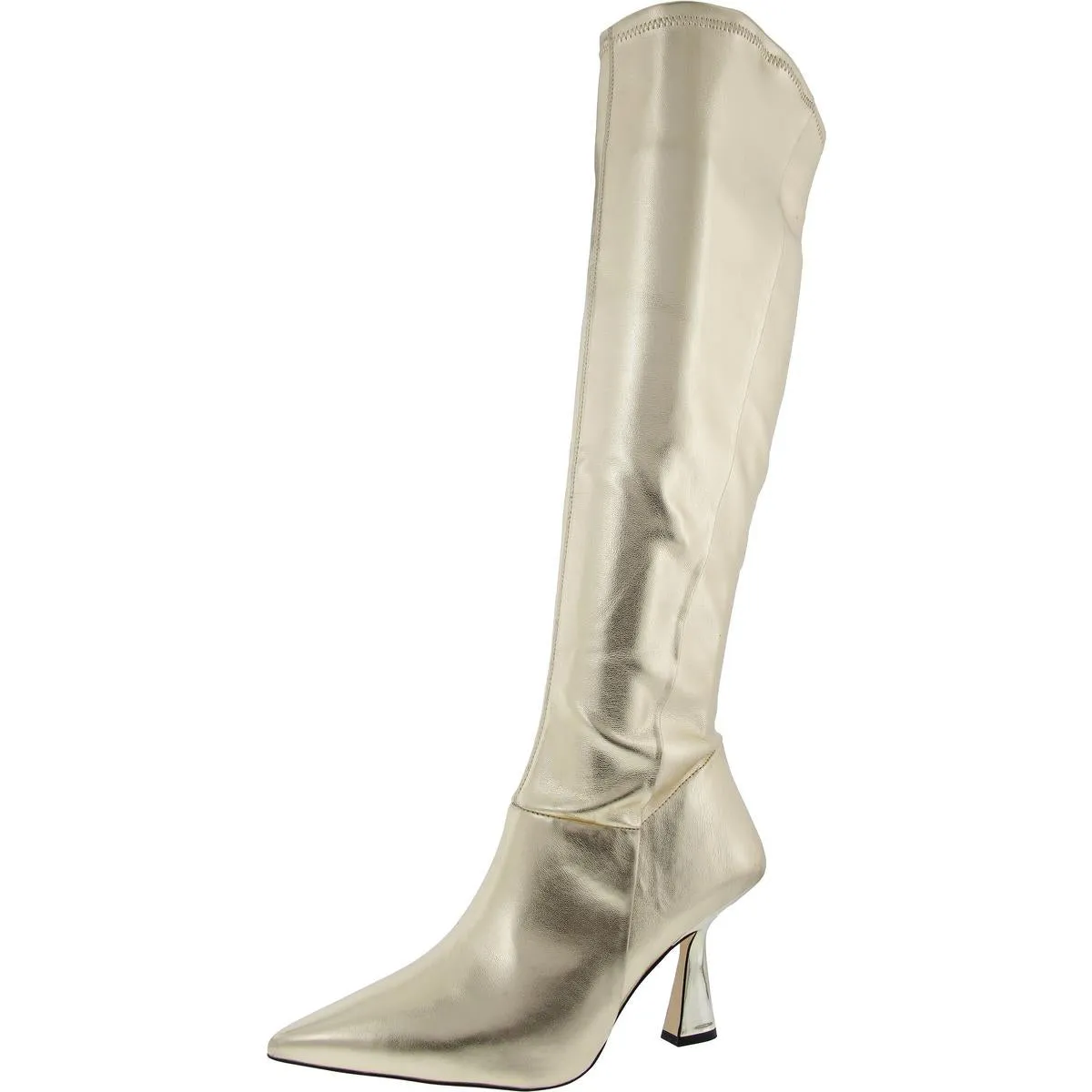 Alta Womens Faux Leaher Pointed Toe Knee-High Boots