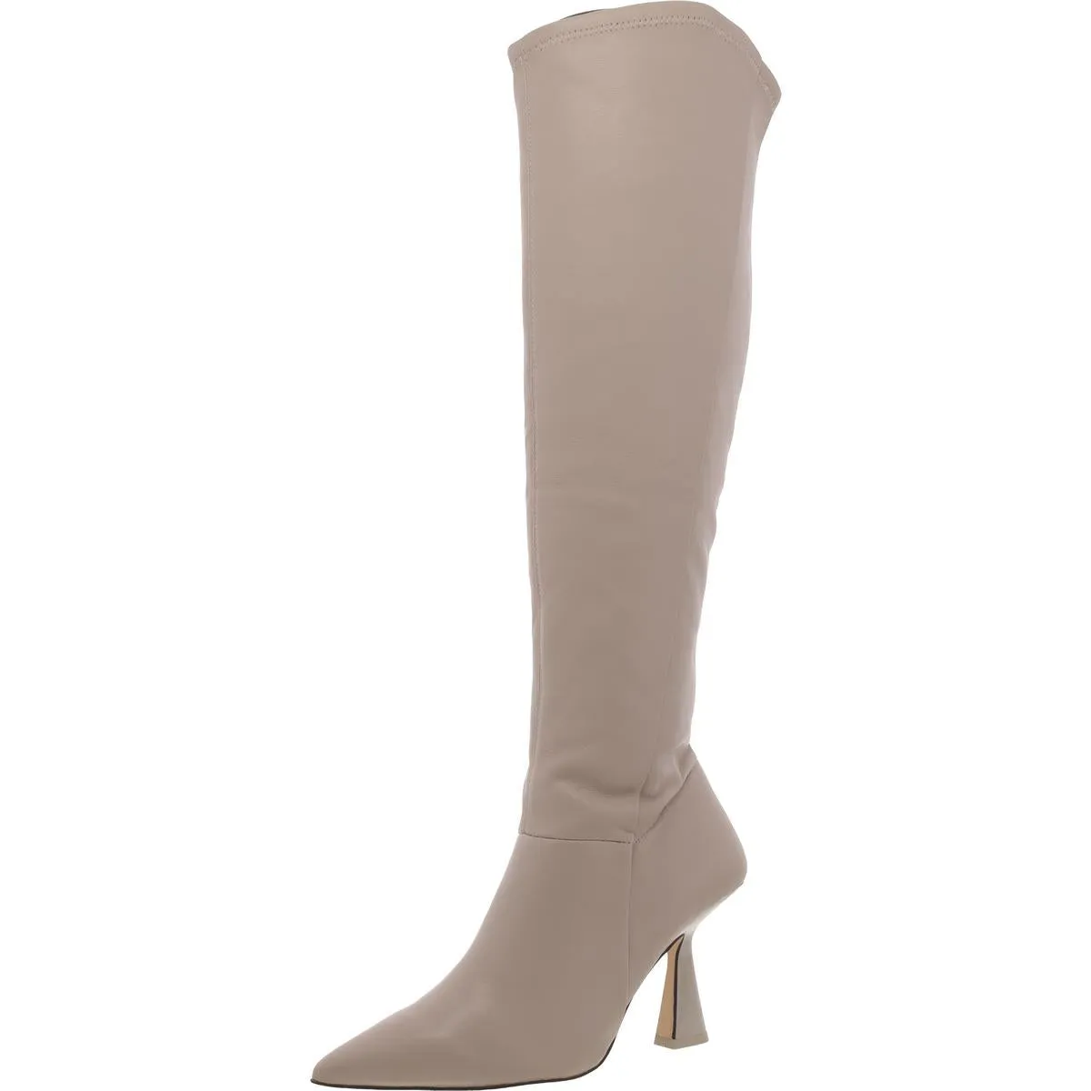 Alta Womens Faux Leaher Pointed Toe Knee-High Boots