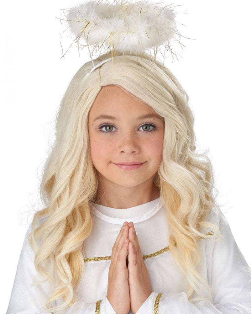 Angel Long Blonde Kids Wig