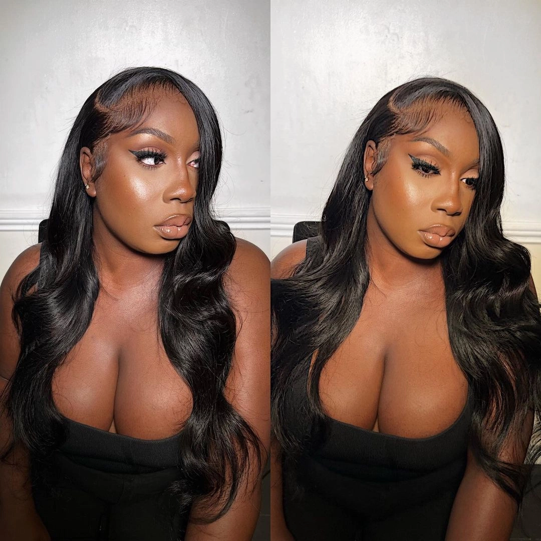 Anny | 13X6 Deep Parting Lace Front Preplucked Virgin Human Hair Lace Wig | Body Wave