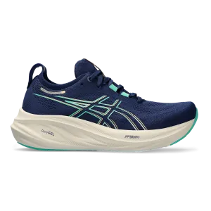 Asics Gel Nimbus 26 - Blue Expanse - Aurora Green