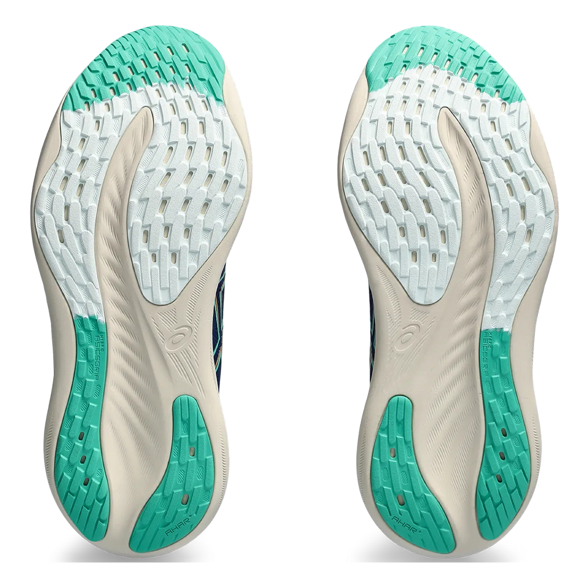 Asics Gel Nimbus 26 - Blue Expanse - Aurora Green