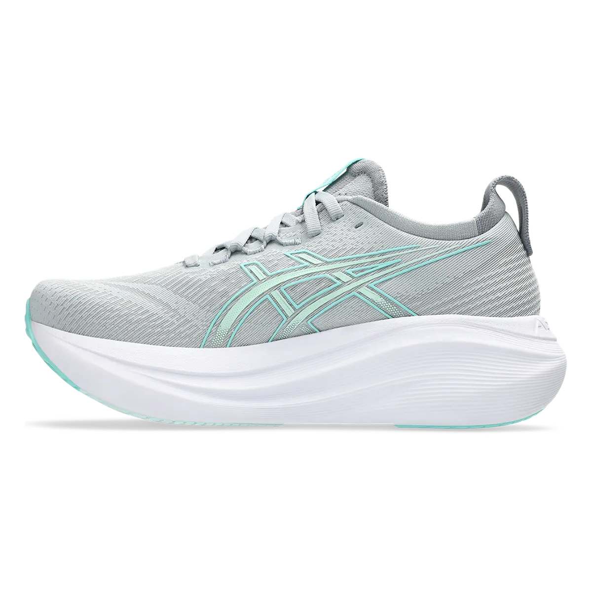 Asics Gel Nimbus 27 Piedmont Grey - Illuminate Mint