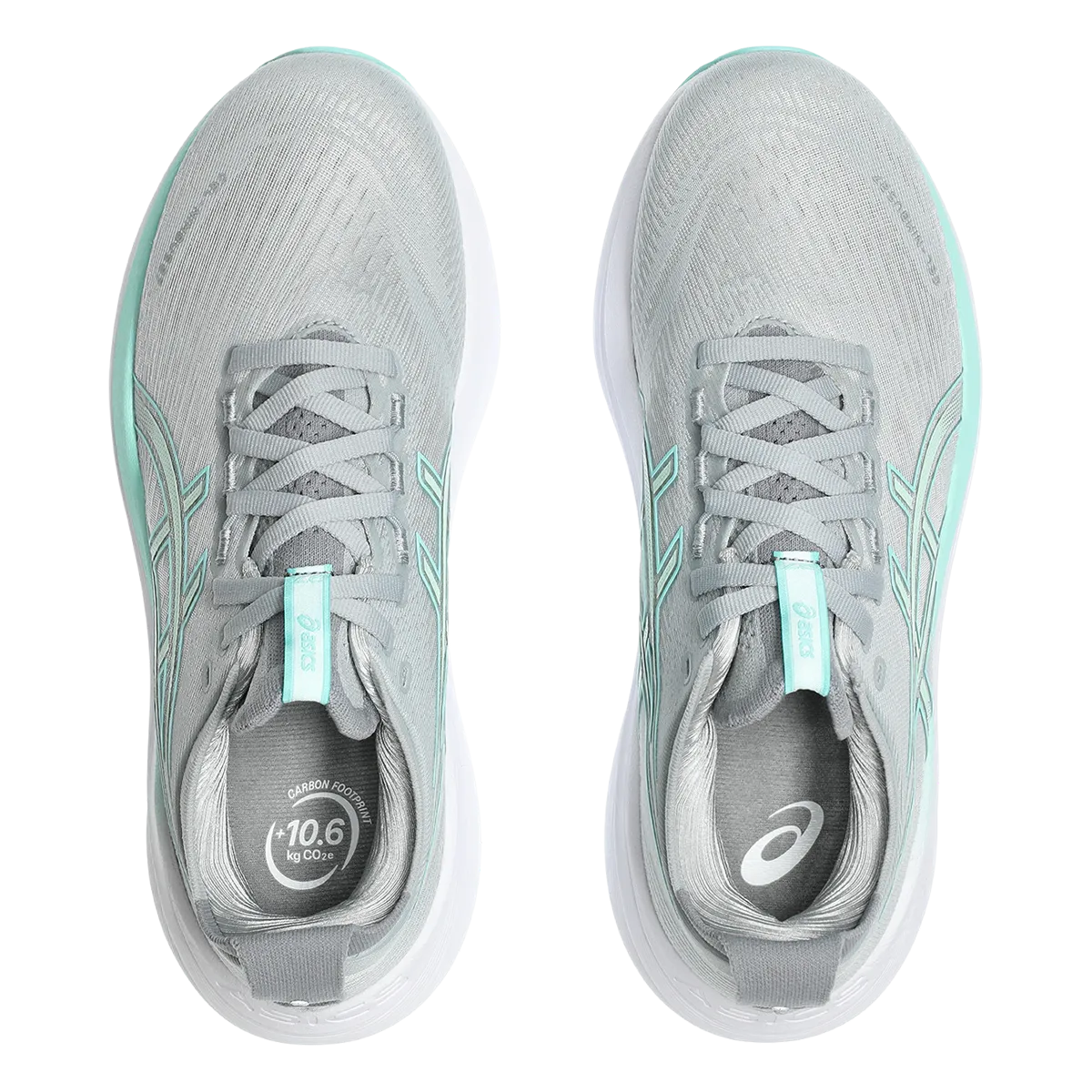 Asics Gel Nimbus 27 Piedmont Grey - Illuminate Mint