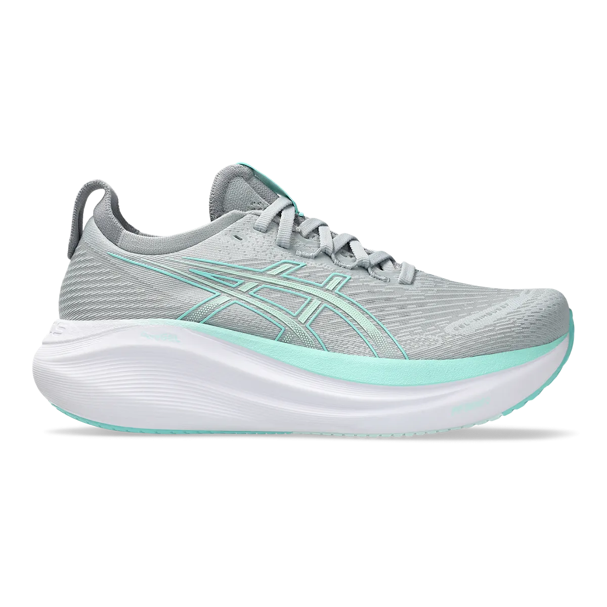 Asics Gel Nimbus 27 Piedmont Grey - Illuminate Mint