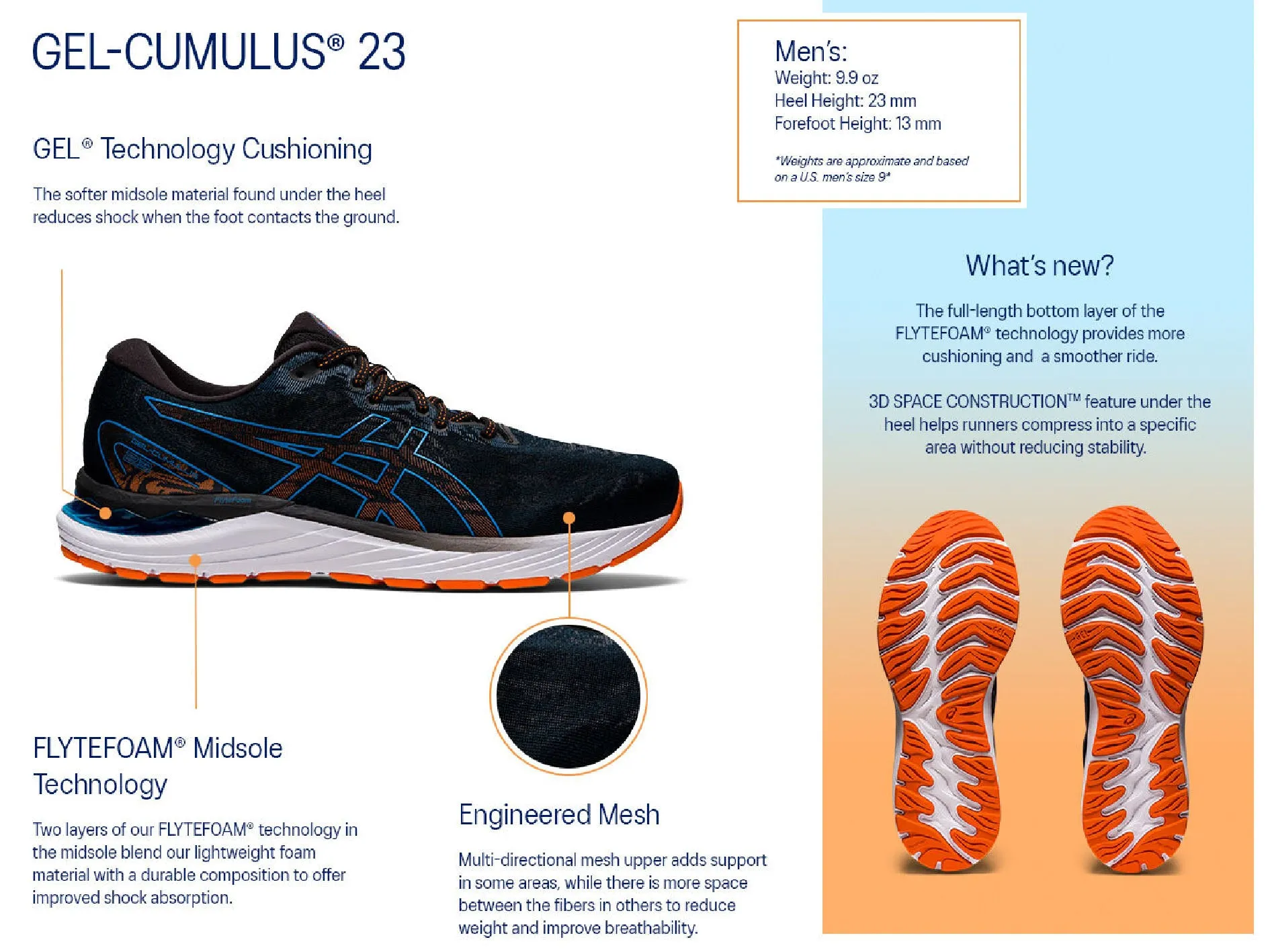 Asics Men’s Gel Cumulus 23