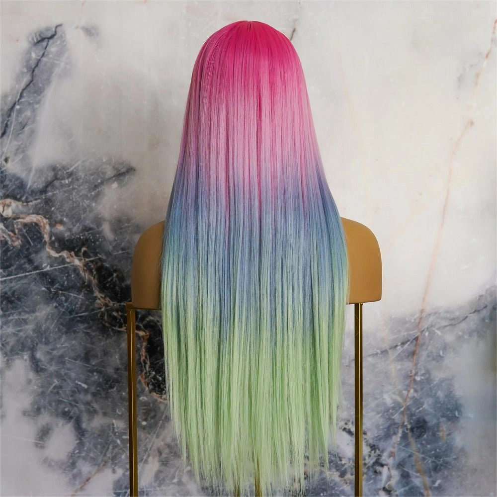 ATLANTIS Rainbow Ombre Lace Front Wig