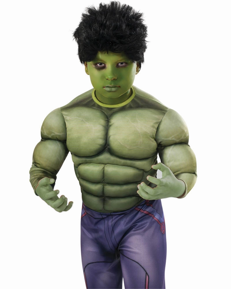 Avengers Age of Ultron Hulk Black Kids Wig