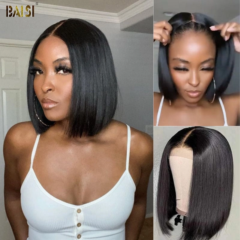 BAISI Straight BOB Glueless Lace Wig