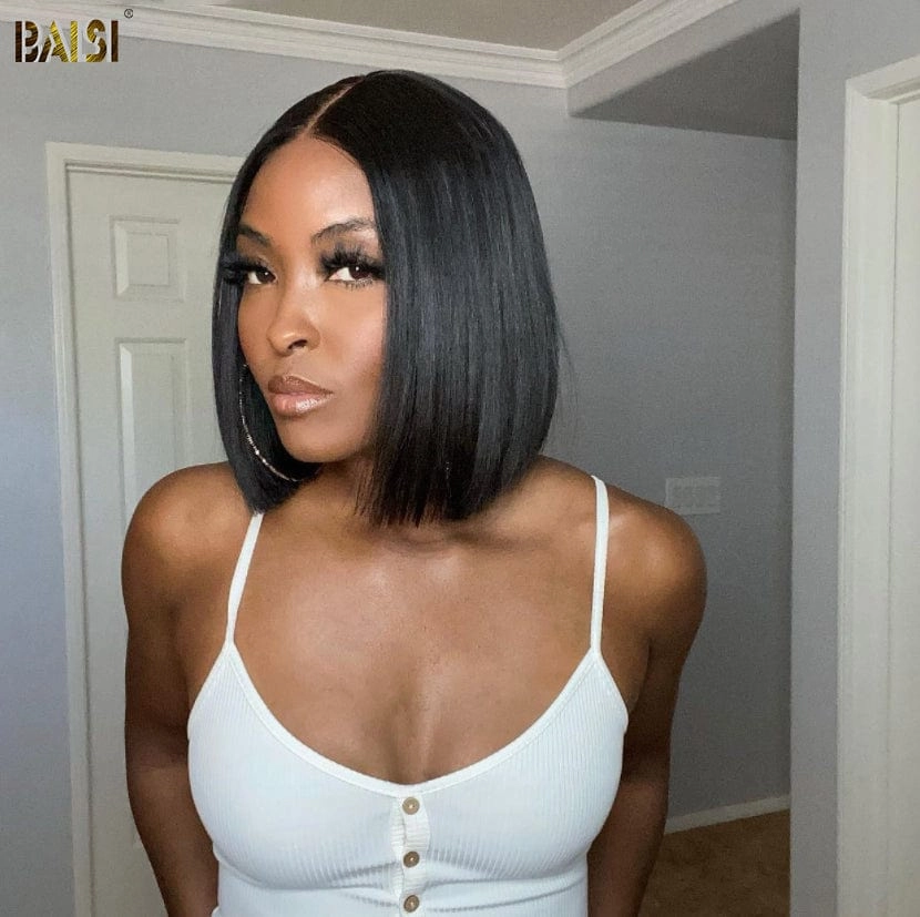 BAISI Straight BOB Glueless Lace Wig