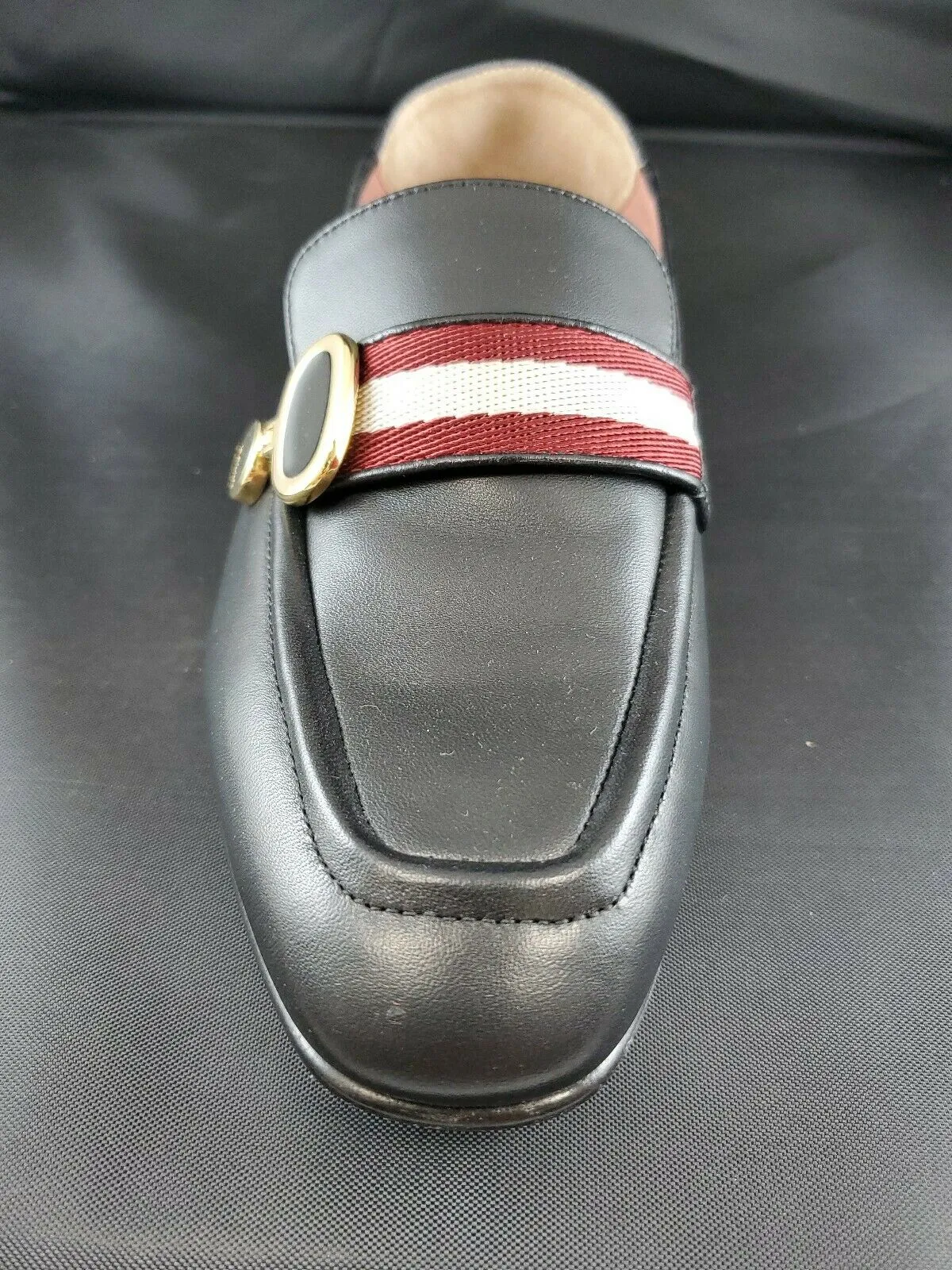 Bally Livilla Women's 6213368 Collapsible Heel Black Loafer Slipper