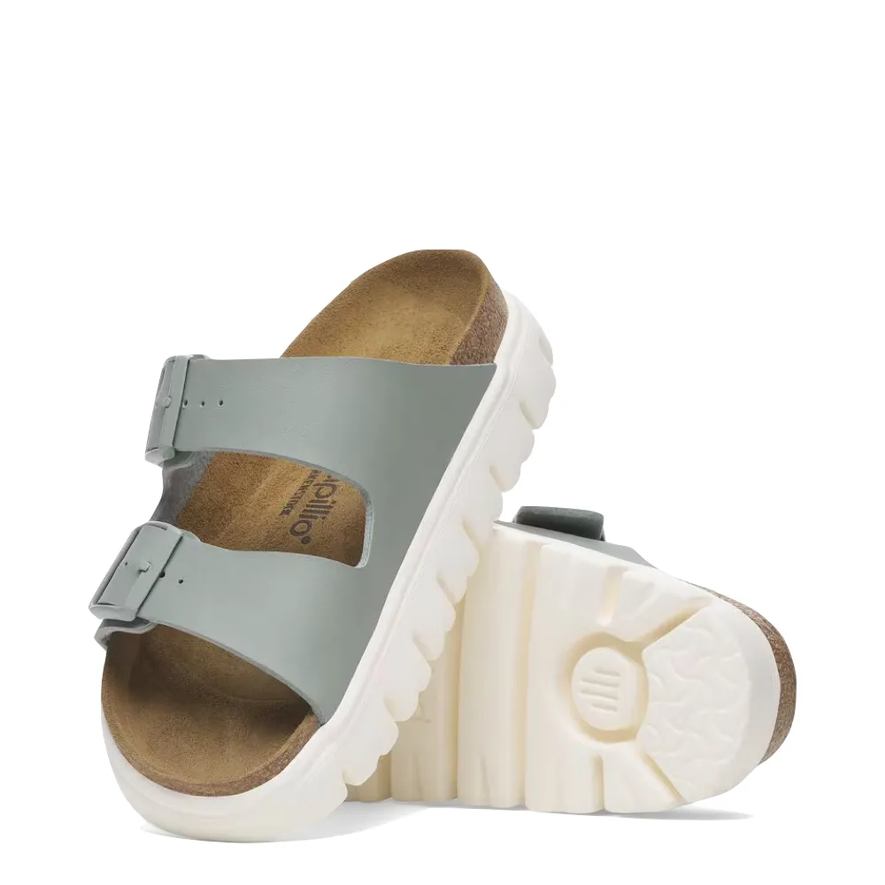 Birkenstock Women's Arizona Chunky Birko-Flor Sandal in Pure Sage