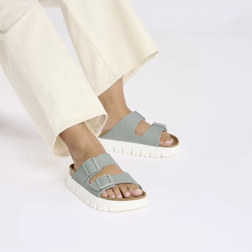 Birkenstock Women's Arizona Chunky Birko-Flor Sandal in Pure Sage