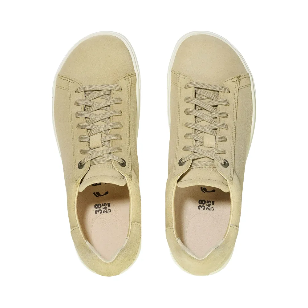 Birkenstock Women's Bend Suede Sneaker in Sandcastle Beige