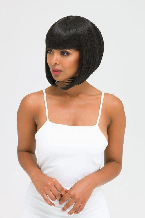 Black inverted bob wig: Chloe