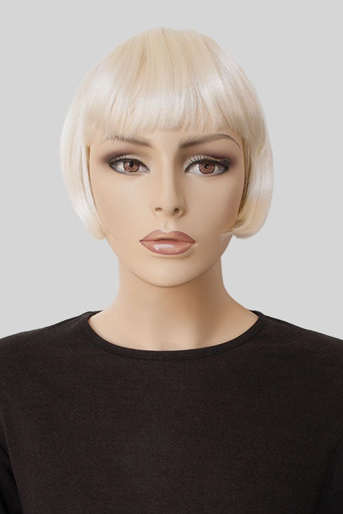 Blonde 1920s bob wig, short, Louise Brooks style: Agyness