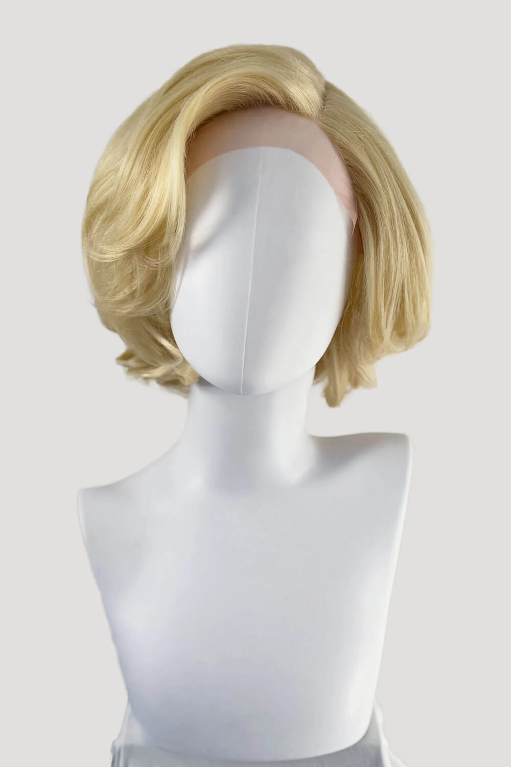 Blonde lacefront wig, pinup/vintage style, mid length, hollywood elegance: Norma Jeane