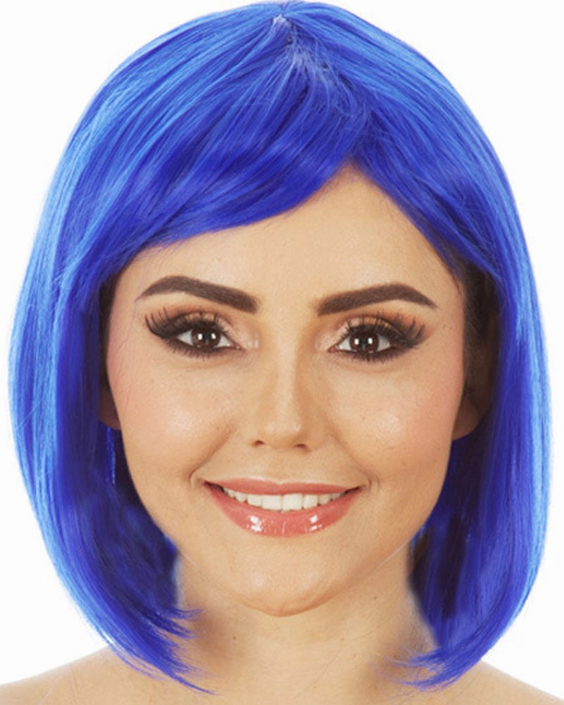 Blue Bob Wig
