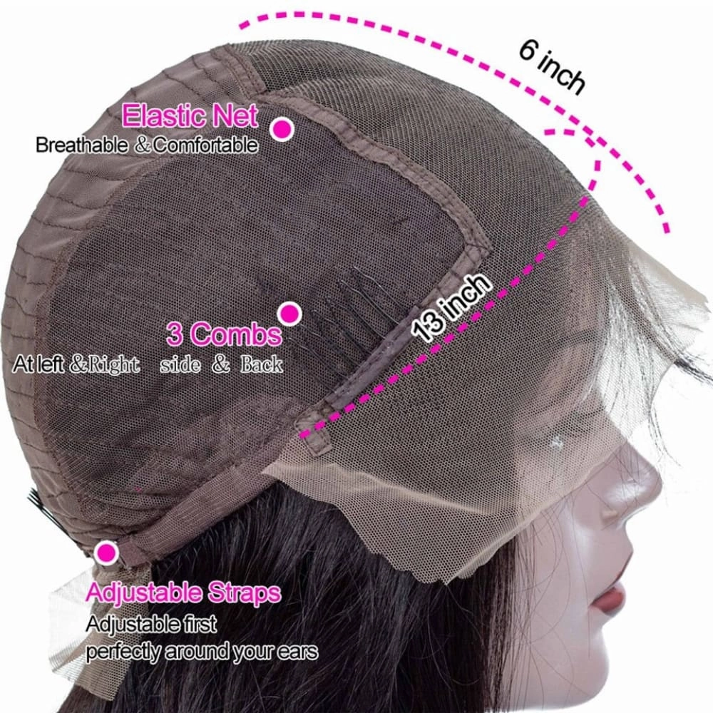 Boutique Brown Colored Skin Melt Lace   Delicate Hairline Frontal Wig