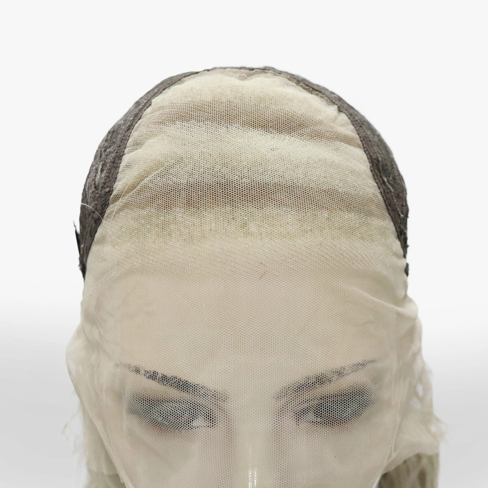 Brenda Collection-Phoebe Skunk Stripe Cream Blonde With Highlight Water Wave 13*4 Lace Front Wig