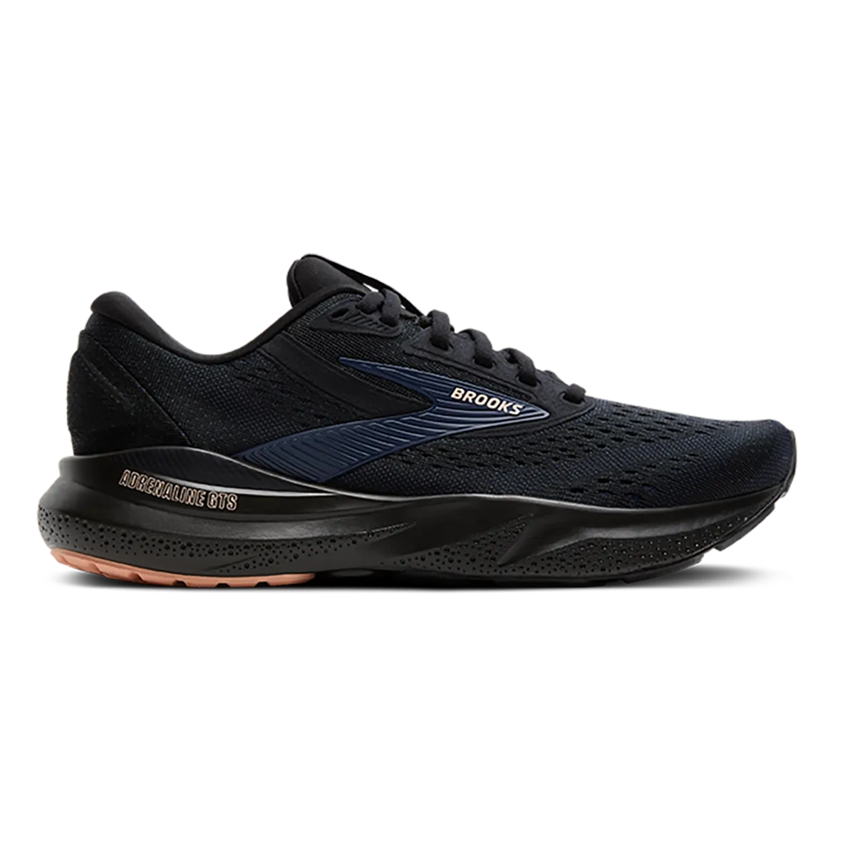 Brooks Adrenaline GTS 24 Black - Peacoat - Peach