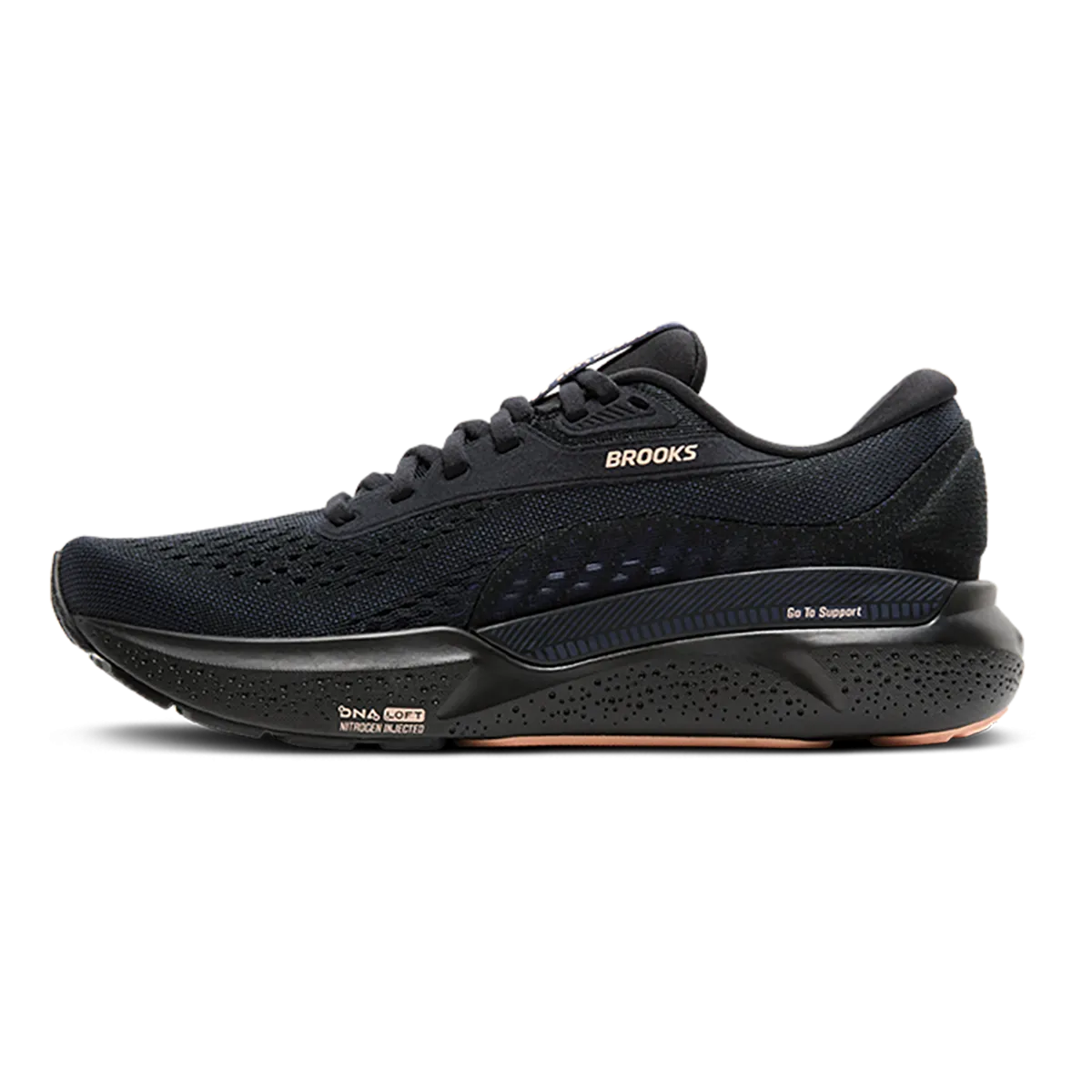 Brooks Adrenaline GTS 24 Black - Peacoat - Peach